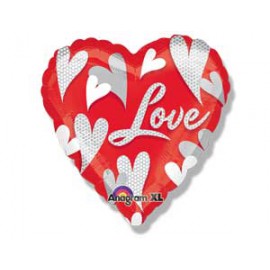 18" Love Водоворот сердец 18" Love Водоворот сердец